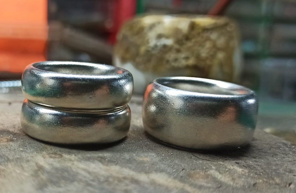 Anello Fedone Fascione in Argento 925 Massiccio – Fatto a Mano