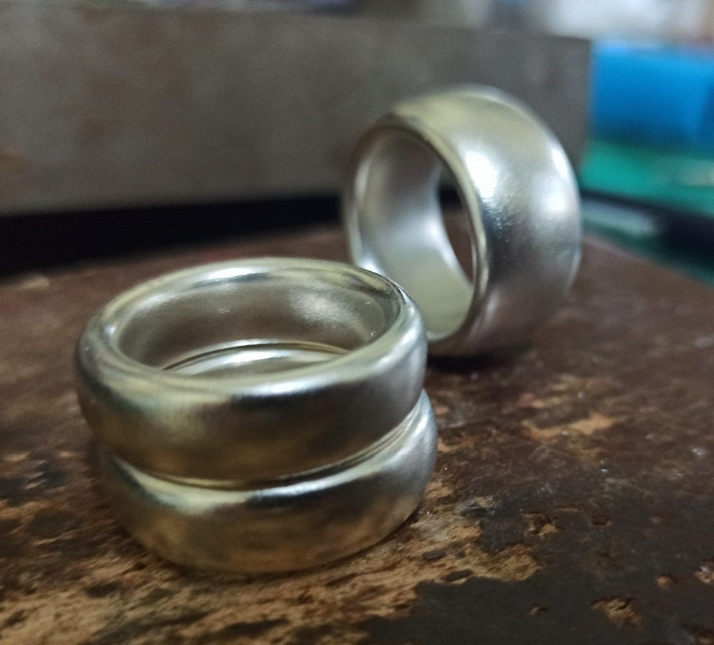 Anello Fedone Fascione in Argento 925 Massiccio – Fatto a Mano
