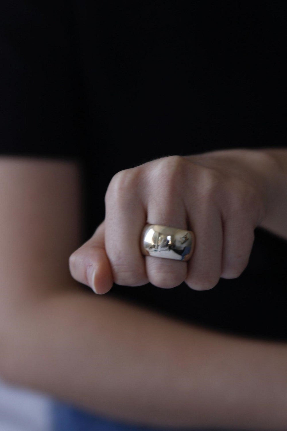 Anello Fedone Fascione in Argento 925 Massiccio – Fatto a Mano