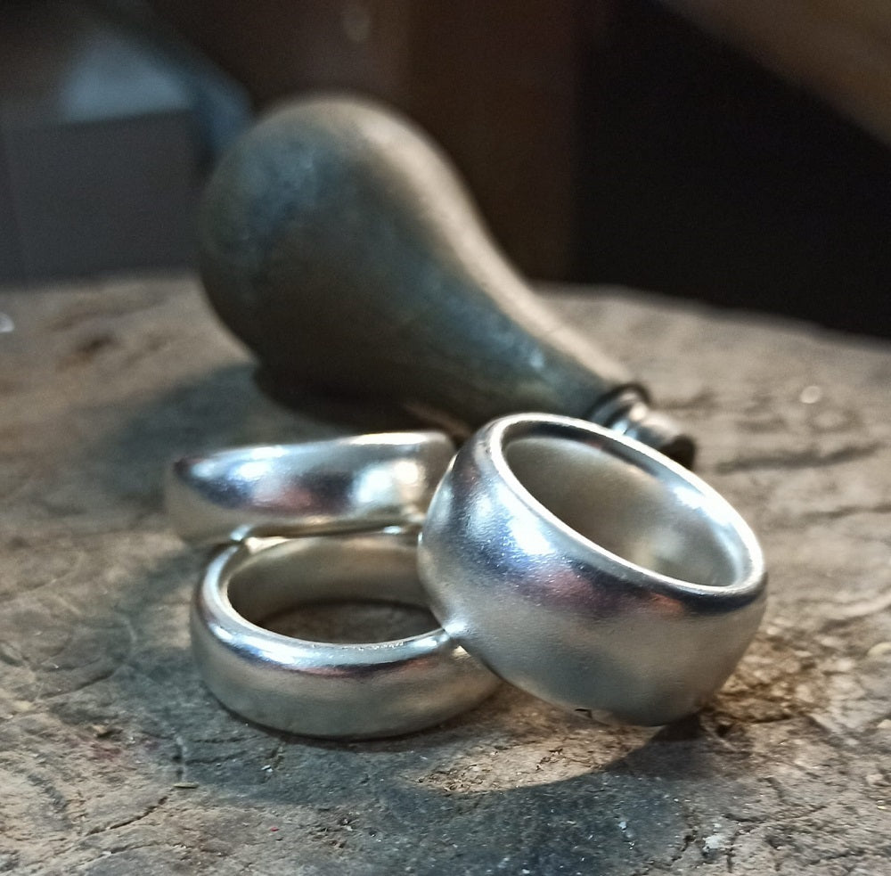 Anello Fedone Fascione in Argento 925 Massiccio – Fatto a Mano