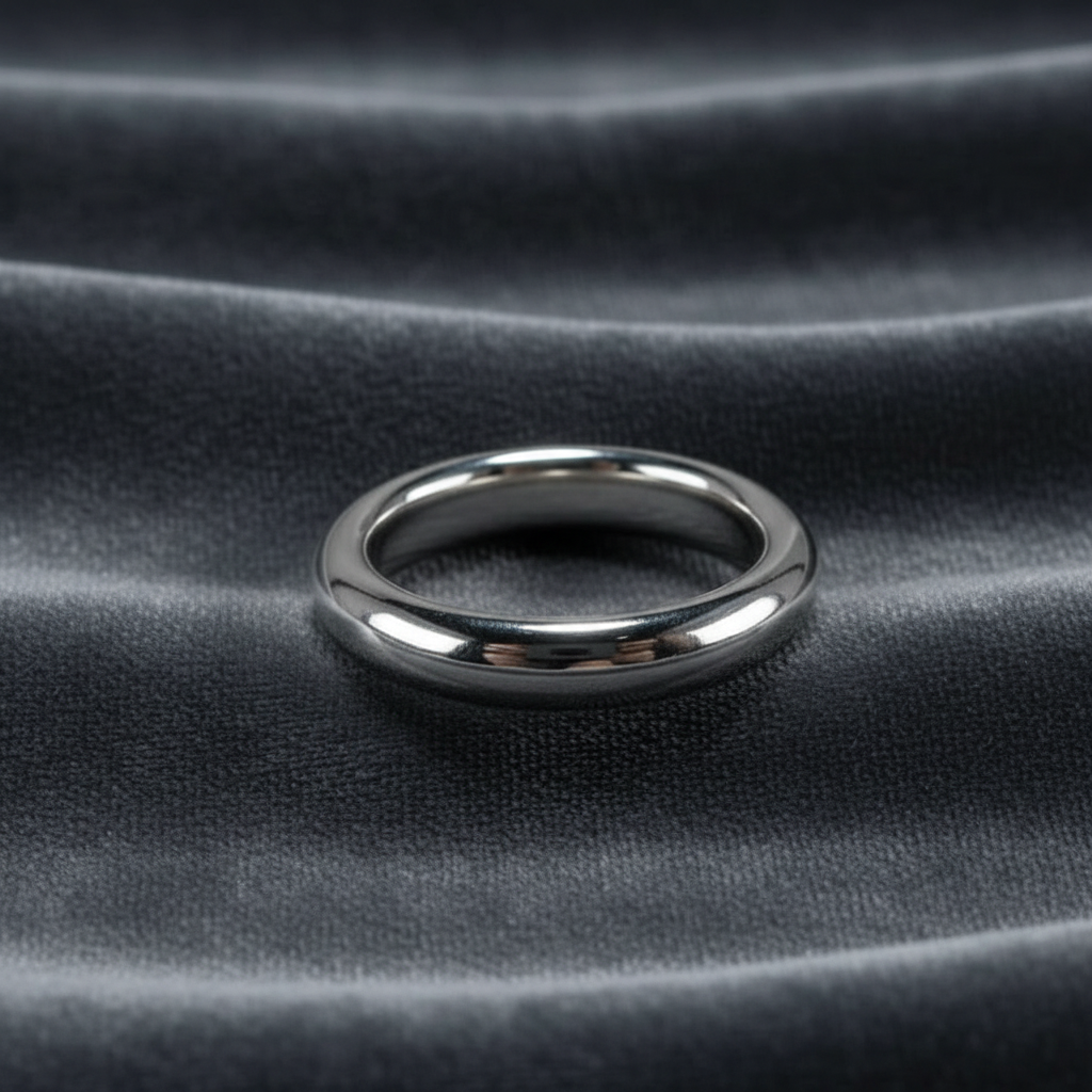 Anello Fedone in Argento 925 – Finitura Lucida a Specchio e Design Iconico