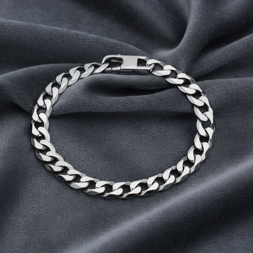 bracciale argento modello grumetta argento 925 art mid gioielli