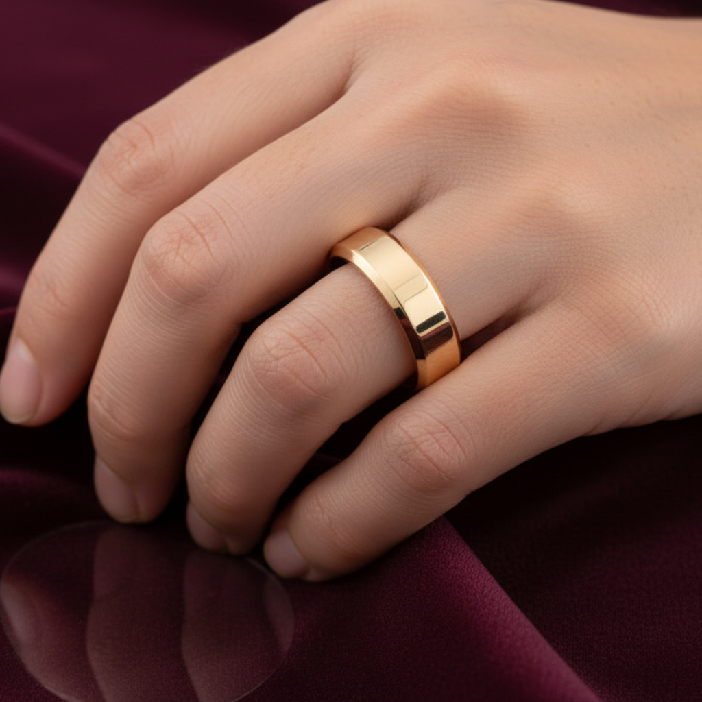 Fede Nuziale Francesina in Oro Giallo 18kt - 5.00 Grammi - Produzione Art MiD Gioielli
