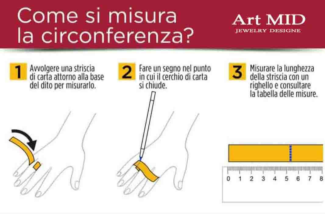 misura anelli art mid gioielli