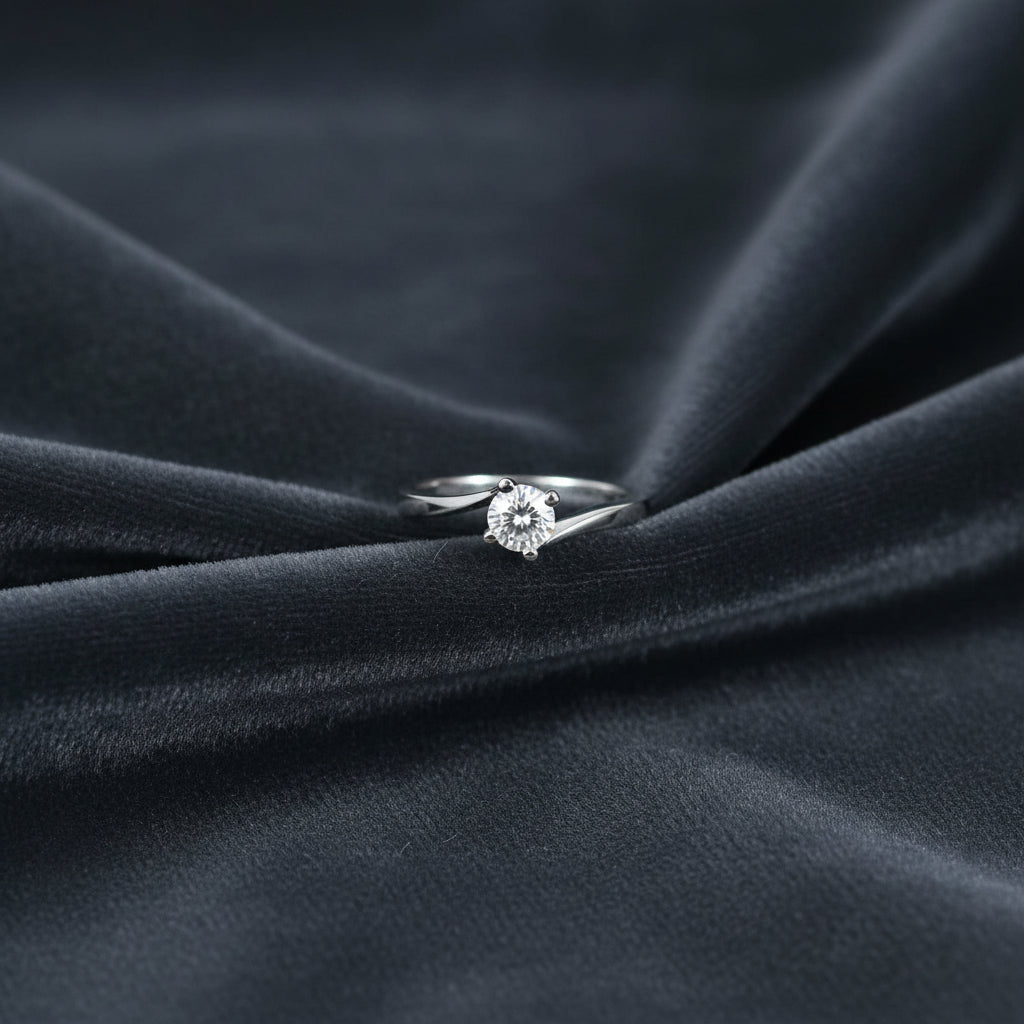 Tabella guida alle misure per anelli in argento oppure Confezione regalo elegante e certificato di garanzia autenticità argento 925