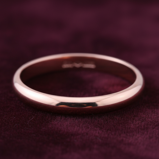 Diana Fede oro Rosa 18 kt. incisione Gratis anello matrimonio nozze uomo donna