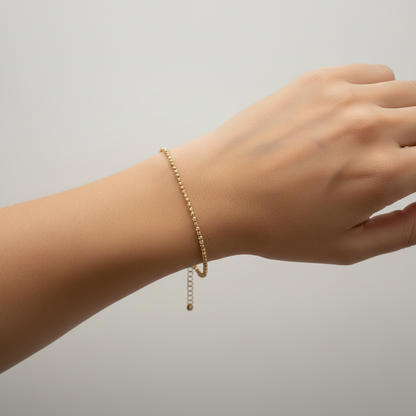 Bracciale in Oro Giallo 18kt con Sfere – Art MID Gioielli