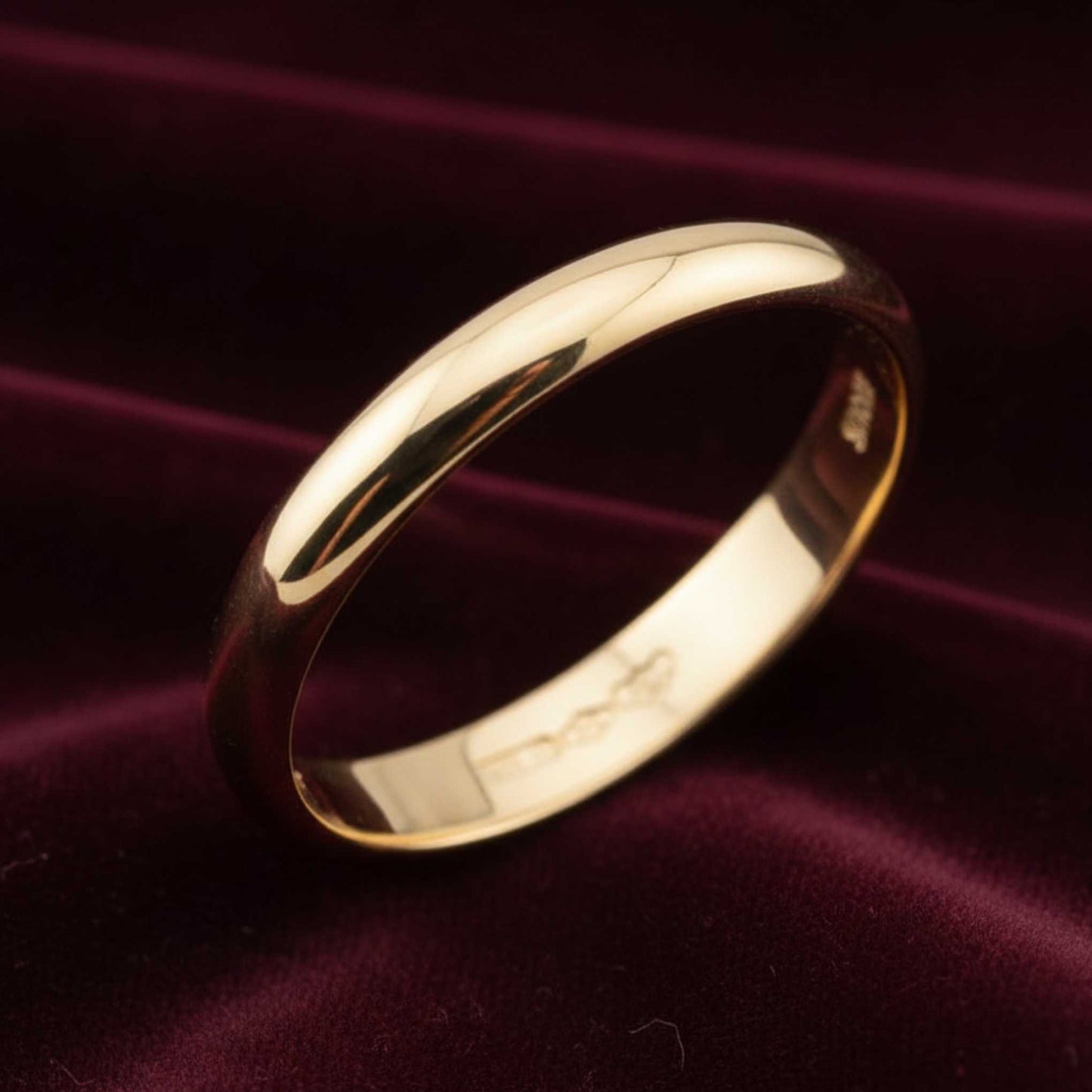 Fede Classica 3 Grammi in Oro 18kt – Fascia 3mm – Personalizzabile