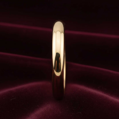 Fede nuziale classica da 3 grammi, finitura lucida oro giallo 9kt