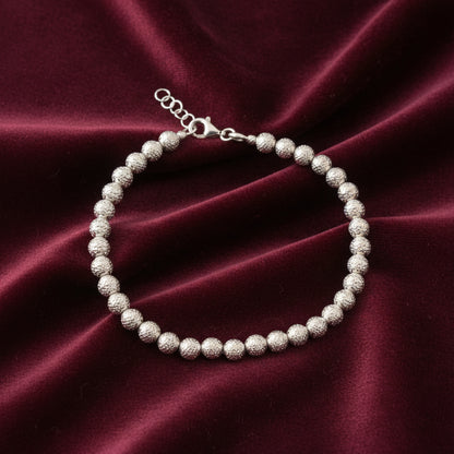 Bracciale in oro 18kt con sfere da 5mm Art MID Gioielli.