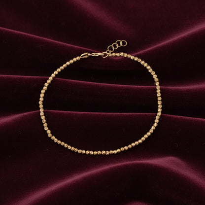 Bracciale a sfere in oro giallo 18kt Art MID Gioielli.