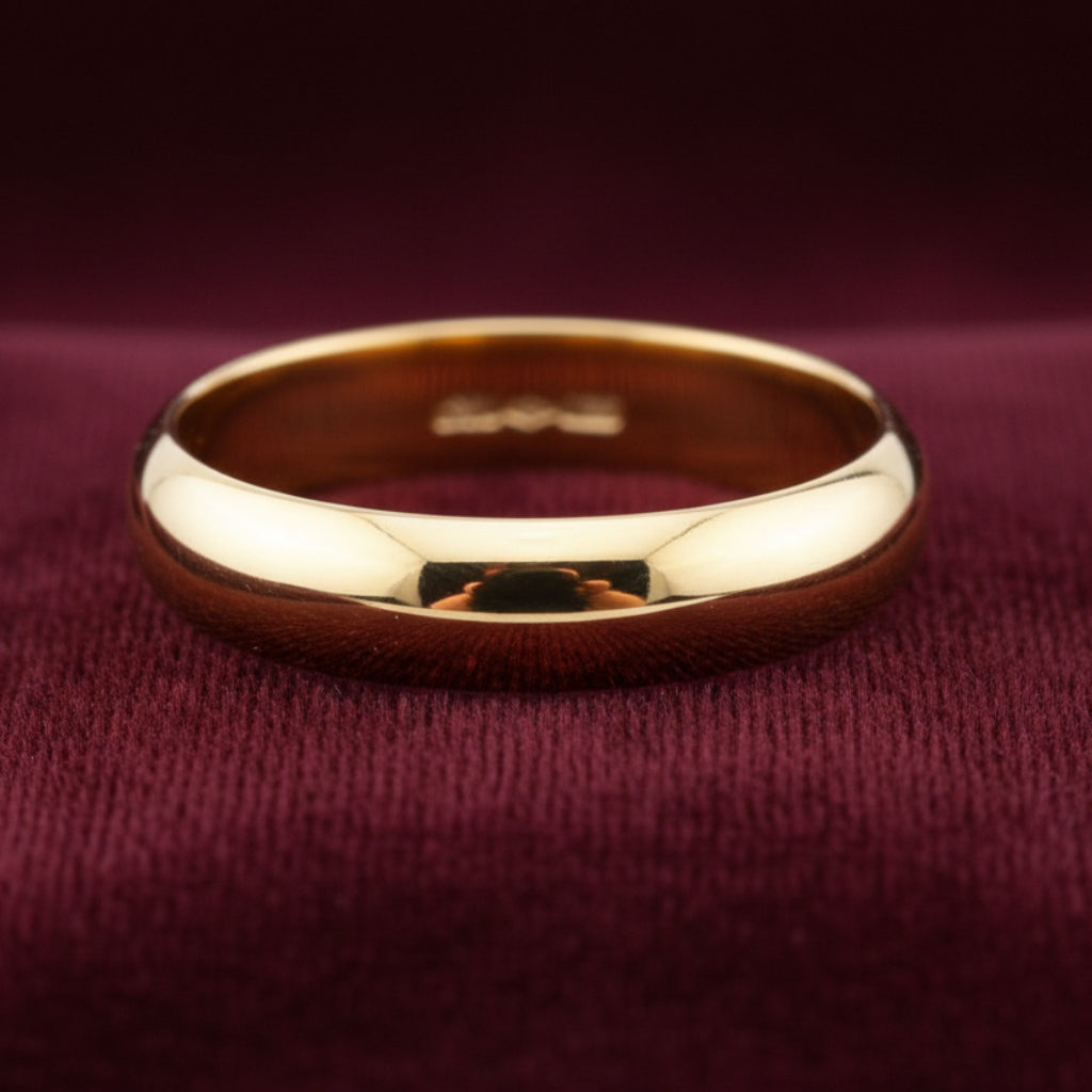Fede nuziale classica ArtMID in oro giallo 18kt peso 7 grammi.