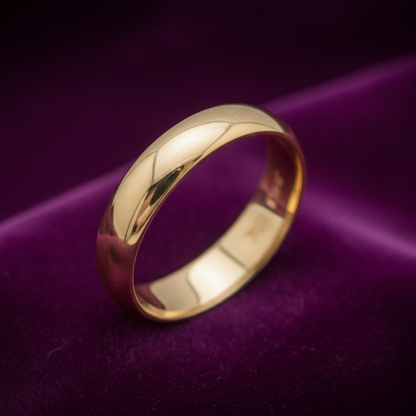 Fede nuziale classica ArtMID in oro giallo 18kt peso 7 grammi. alzata