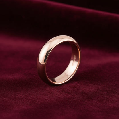 Fede nuziale classica ArtMID in oro rosa 18kt peso 7 grammi.
