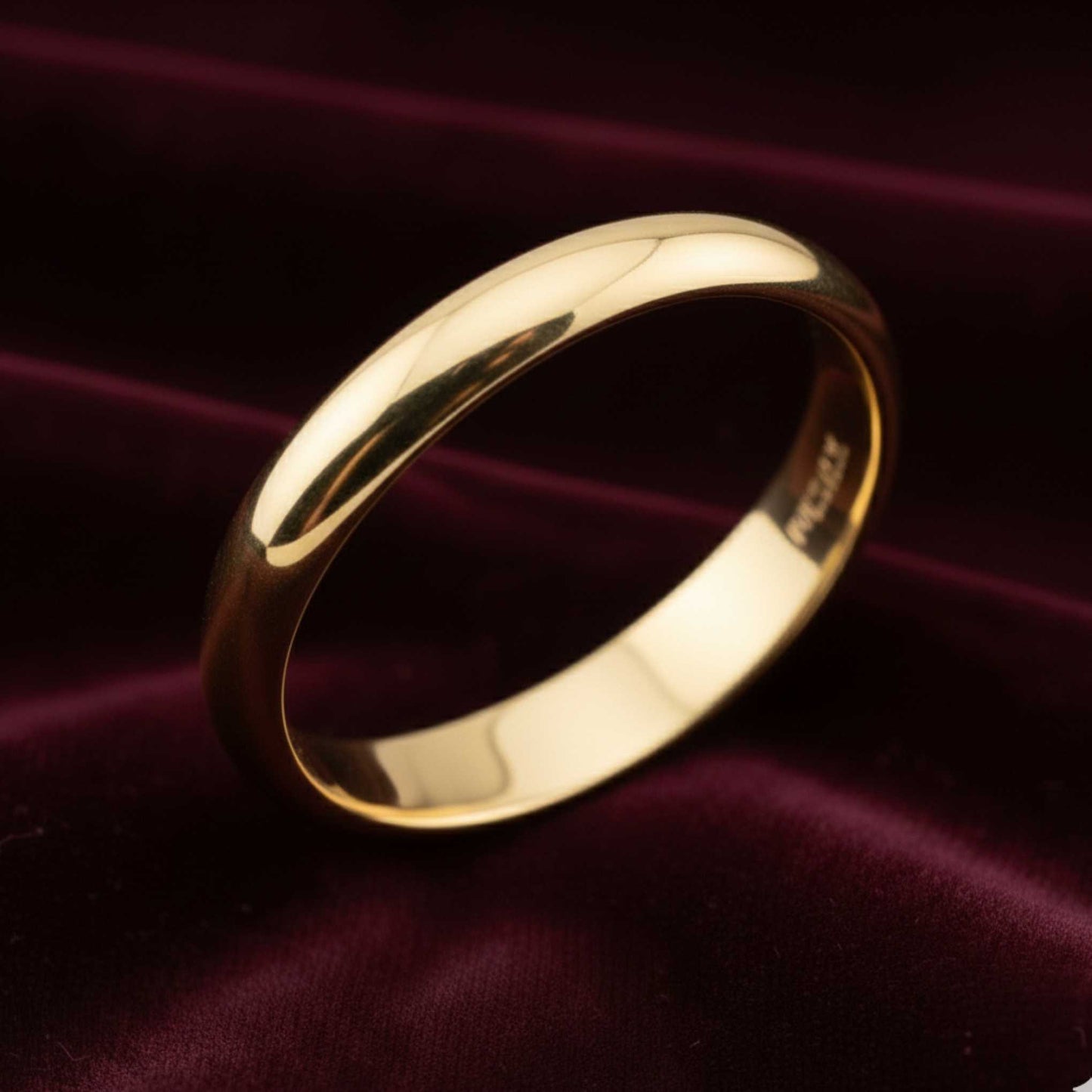 Fede Classica 3 Grammi in Oro 18kt – Modello Fascia Larga (3.8 mm)